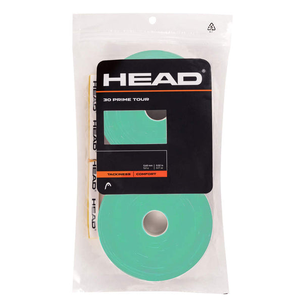 HEAD PRIME TOUR OVERGRIP MINT (30X)