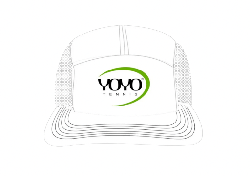 YOYO-TENNIS LIGHT LOGO CAP WHITE/GREEN