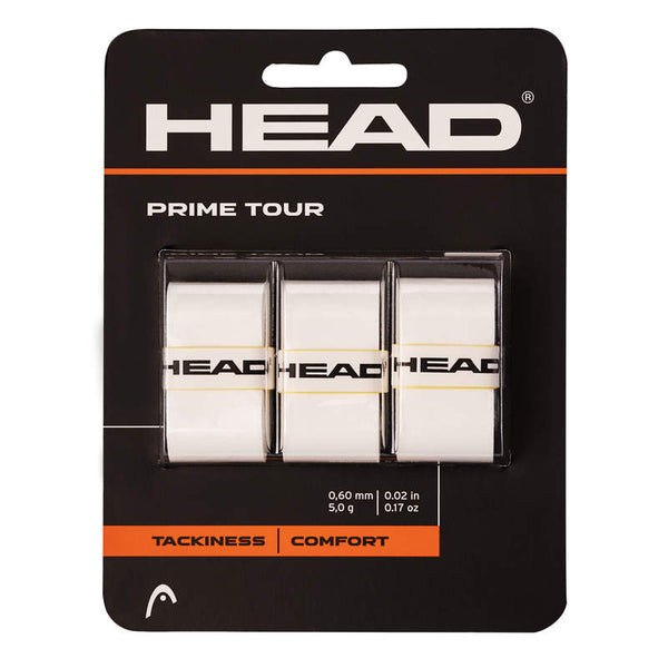 HEAD PRIME TOUR OVERGRIP WHITE (3X)