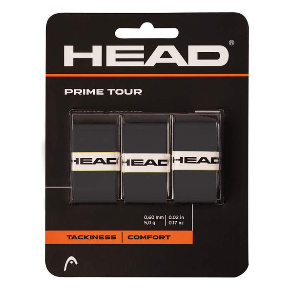 HEAD PRIME TOUR OVERGRIP BLACK (3X)