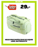 HEAD PRO DUFFLE BAG M LIQUID LIME/ANTHRACITE