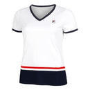 FILA T-SHIRT ELISABETH WHITE/NAVY WOMAN