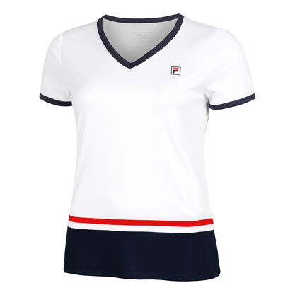 FILA T-SHIRT ELISABETH WHITE/NAVY WOMAN