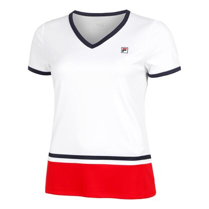 FILA T-SHIRT ELISABETH WHITE/RED GIRL