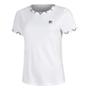 FILA T-SHIRT YAMILA WHITE/CHECK WOMAN