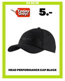 HEAD PERFORMANCE CAP BLACK