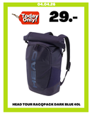 HEAD TOUR RACQPACK DARK BLUE 40L