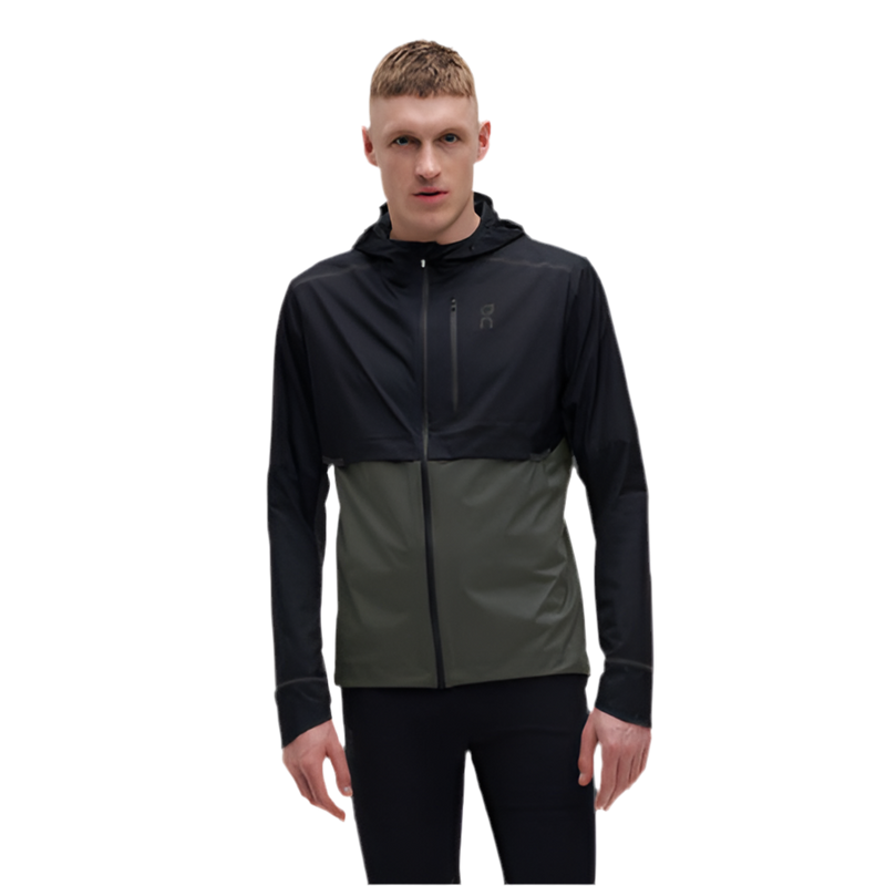 ON-RUNNING WEATHER JACKET BLACK/SHADOW MAN