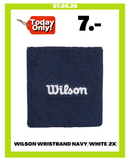 WILSON WRISTBAND NAVY/WHITE (2X)