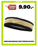 NIKE HEADBAND LIGHT BEIGE/BLACK