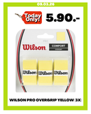 WILSON PRO OVERGRIP YELLOW (3X)