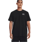 UNDER ARMOUR LOGO EMBROIDERED HEAVYWEIGHT SHORT SLEEVE BLACK MAN