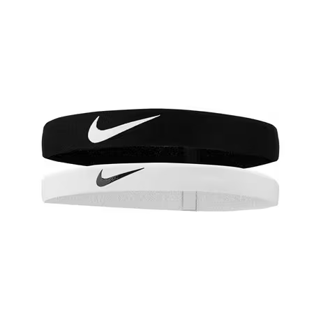 NIKE FLEX HEADBANDS LOGO BLACK/WHITE (2X)