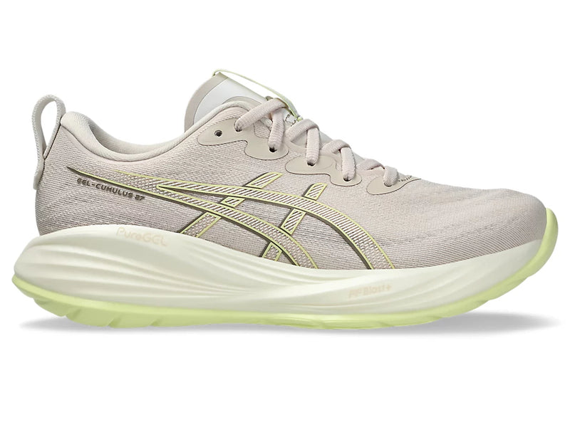 ASICS GEL-CUMULUS 27 MINERAL BEIGE/HUDDLE YELLOW DAMEN