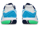 ASICS GEL-RESOLUTION 9 AC WHITE/DIGITAL AQUA MAN