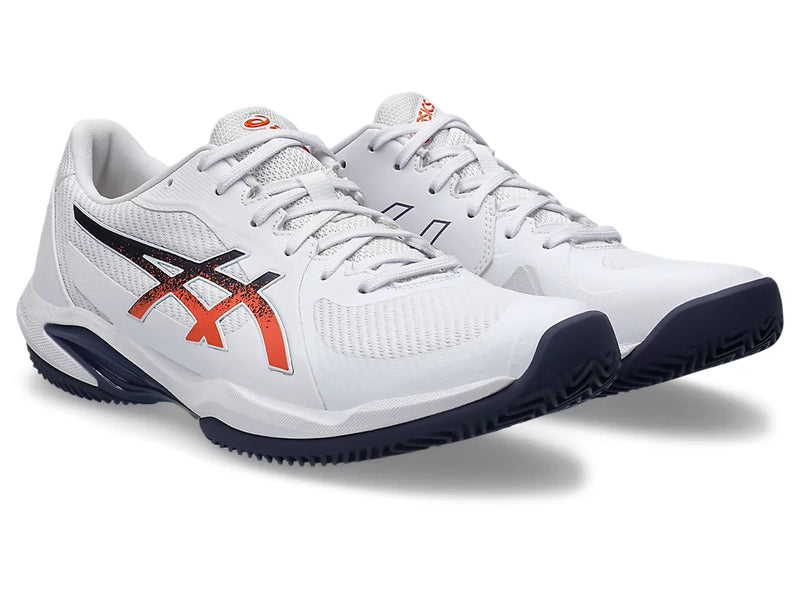 ASICS SOLUTION SWIFT FF 2 CLAY WHITE/NOVA ORANGE MAN
