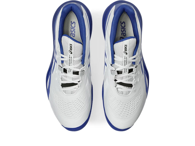 ASICS GEL-RESOLUTION X CLAY WHITE/DARK COBALT MAN