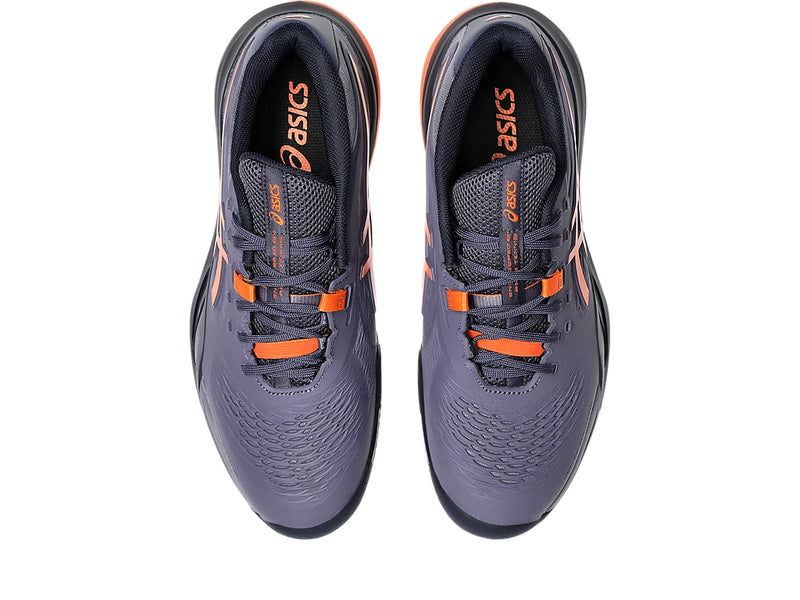 ASICS GEL-RESOLUTION X CLAY GREYISH PURPLE/NOVA ORANGE MAN