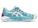 ASICS GEL-RESOLUTION 8 CLAY SMOKE BLUE/WHITE WOMAN