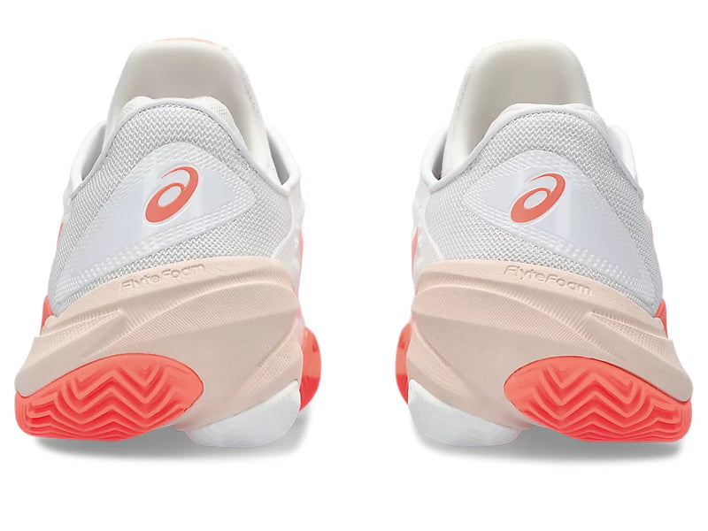 ASICS COURT FF 3 CLAY WHITE/SUN CORAL WOMAN