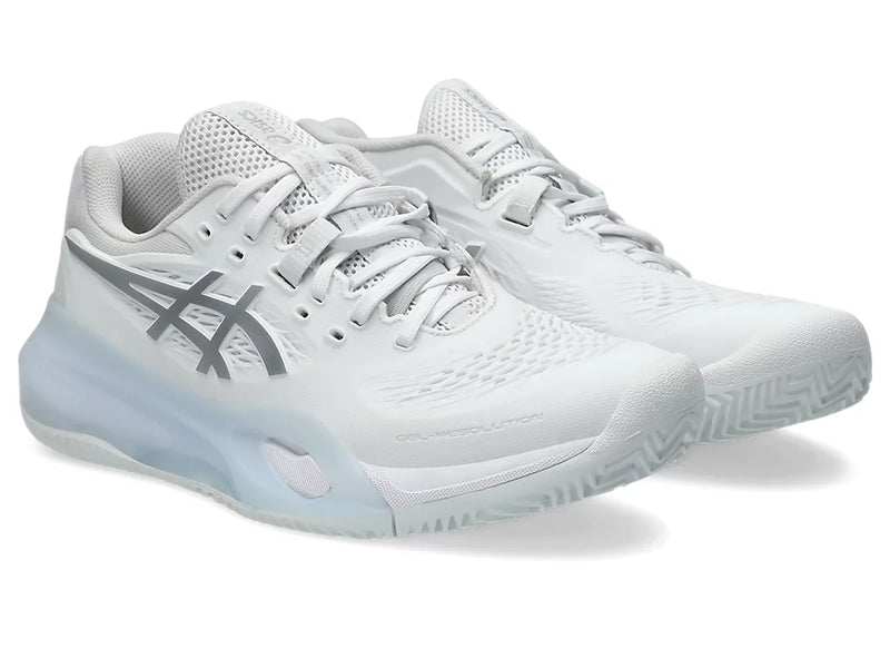ASICS GEL-RESOLUTION X CLAY WHITE/PURE SILVER WOMAN