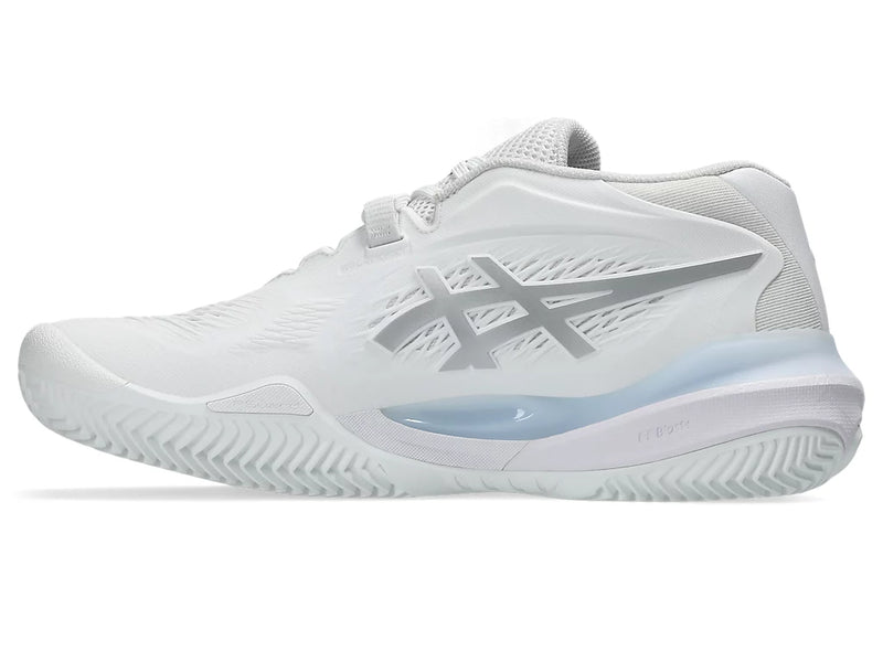 ASICS GEL-RESOLUTION X CLAY WHITE/PURE SILVER WOMAN