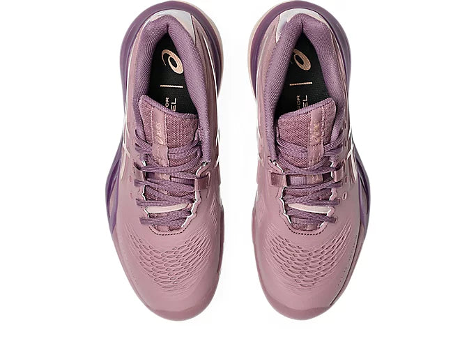 ASICS GEL-RESOLUTION X PADEL PURPLE OXIDE/RODE GOLD WOMAN