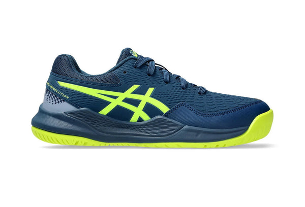 ASICS GEL-RESOLUTION 9 GS AC MAKO BLUE/SAFETY YELLOW JUNIOR