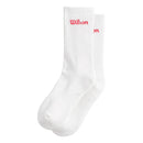 WILSON CREW LOGO SOCK WHITE (1X)