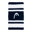 HEAD JUMBO HANDGELENKBAND GESTREIFT NAVY/WEISS (2X)