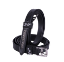 QHP STIRRUP LEATHER LUPINE BLACK/GREY
