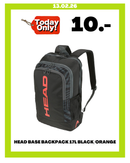 HEAD BASE BACKPACK 17L BLACK/ORANGE