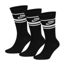 NIKE EVERYDAY ESSENTIAL SOCKS CREW BLACK (3X)