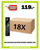 18X WILSON US OPEN SWISS-TENNIS (72X)