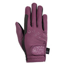 HKM Winterreit Handschuhe Alva Junior Lila