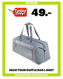 HEAD TOUR DUFFLE BAG L GREY