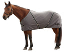 Covalliero Fleece-Decke Classic Grau/Schwarz