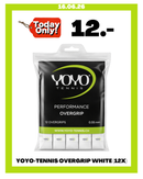 YOYO-TENNIS OVERGRIP WHITE (12X)