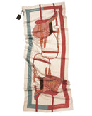 ADAMSBRO CASHMERE SCARF SYMBOL SADDLE