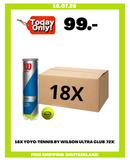 18X YOYO-TENNIS BY WILSON ULTRA CLUB (72X)