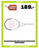 WILSON BLADE 100 V10 US OPEN 2026 (UNSTRUNG)