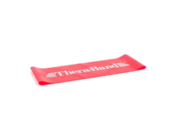THERABAND 12' RESISTANCE BAND LOOPS RED