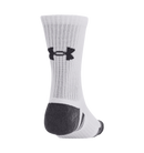 UNDER ARMOUR PERFORMANCE COTTON MID-CREW SOCKS WHITE (3X)