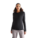 ON RUNNING FOCUS LONG-T BLACK WOMAN