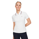 TOMMY HILFIGER CAMDEN ZIP POLOHEMD OPTISCH WEIß