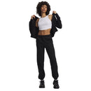 UNDER ARMOUR RIVAL FLEECE RELAXED JOGGERS BLACK WOMAN