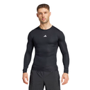 ADIDAS TECHFIT COMPRESSION TRAINING LONG SLEEVE TEE BLACK MAN