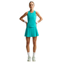 NIKE VICTORY DRI-FIT SCHWUNGVOLLER TENNISROCK PETROL DAMEN
