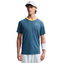 NIKE COURT ADVANTAGE T-SHIRT NEW SLATE/LASER ORANGE MAN