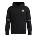 UNDER ARMOUR ICON FLEECE TAPED HOODIE BLACK JUNIOR